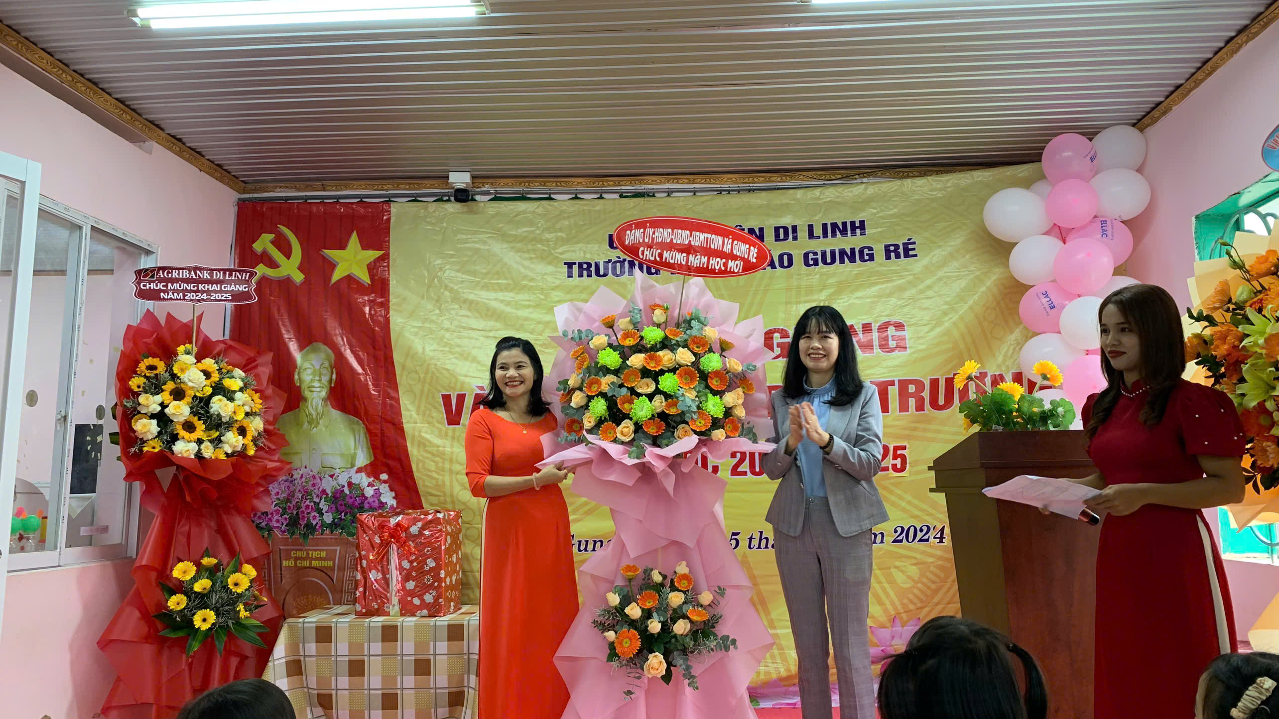 Sáng ngày 5/9 trường Mẫu Giáo Gung Ré tổ chức khai giảng năm học 2024-2025