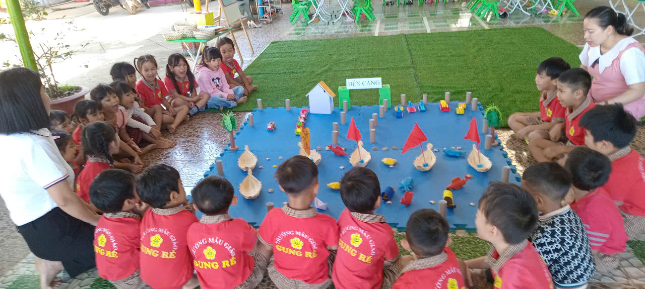 Tạo hình làm thuyền từ lá cây _ GV: phạm thị thanh Hoa.